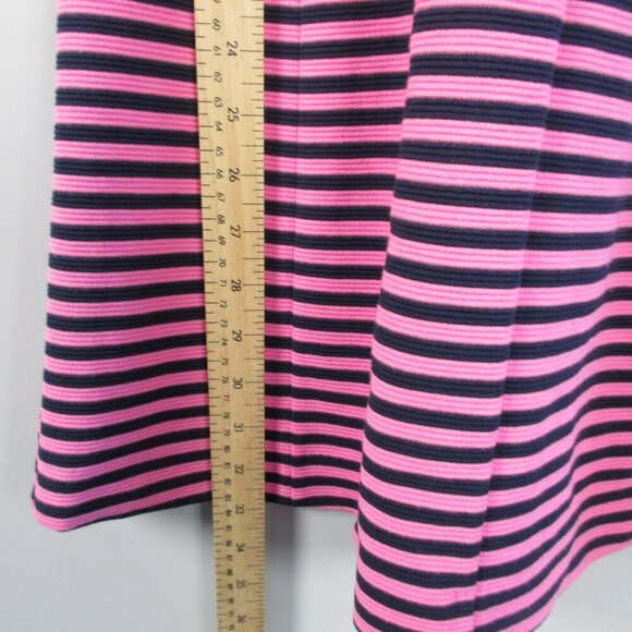 Lilly Pulitzer Brielle Dress Mini XXS Pink Striped Fit & Flare Cotton Blend 438 - Picture 11 of 12